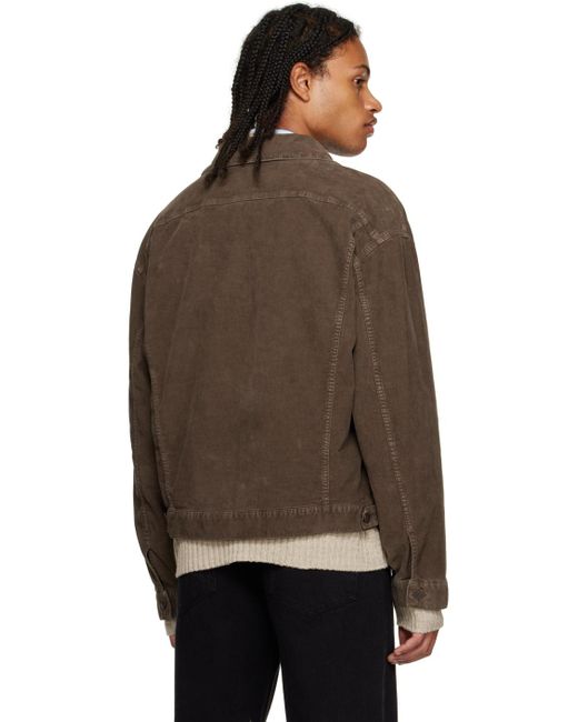 The Row Black Brown Orson Jacket for men