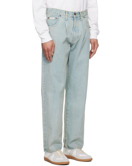 メンズ Noah NYC ブルー タック ジーンズ Blue