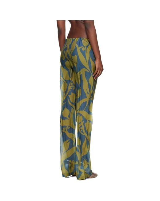 Dries Van Noten Multicolor Elasticated Trousers