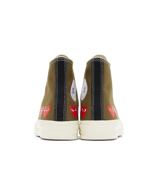 comme des garçons play femme brun