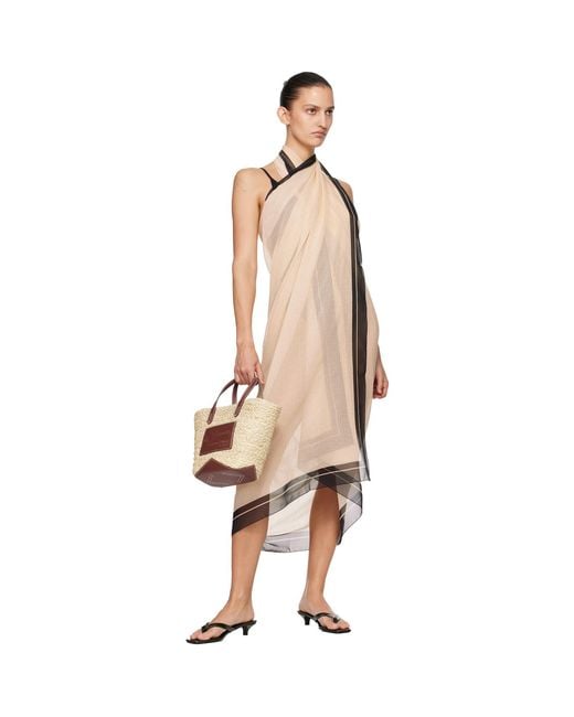 Lanvin Brown Catch Tote