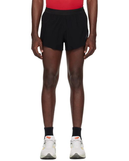 Soar Running Black Split Shorts for men