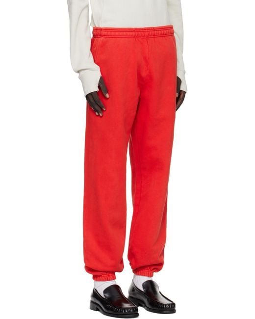 Entire studios Red Heavy Sweatpants for men