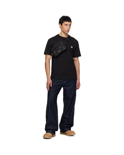 KENZO Black Paris Wild Tiger' Embroidered T-Shirt for men