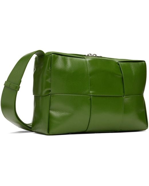 Bottega Veneta Green Medium Arco Camera Bag for men