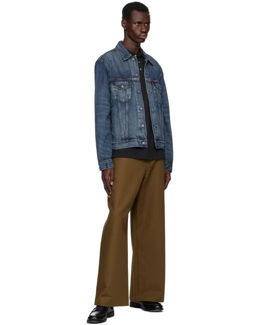 Polo Ralph Lauren Blue Faded Denim Trucker Jacket for men