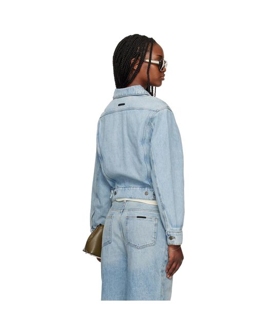 Fear Of God Blue Trucker Denim Jacket