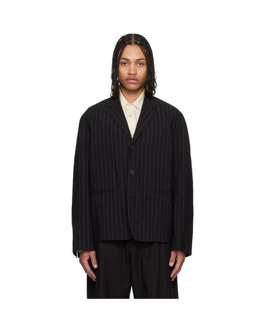 Studio Nicholson Black Sorst Blazer for men