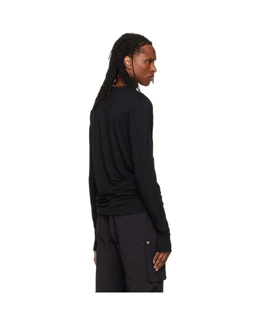 Thom Krom Black Ts 970 T-Shirt for men