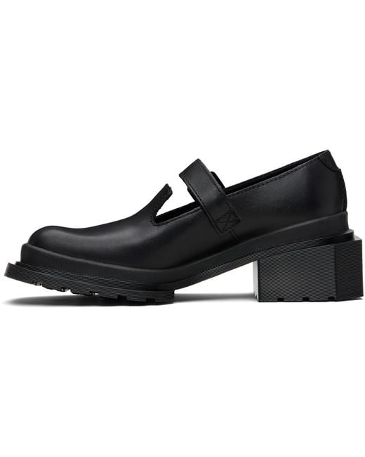 Dr. Martens Black Maybole Square Toe Mary Jane Heels