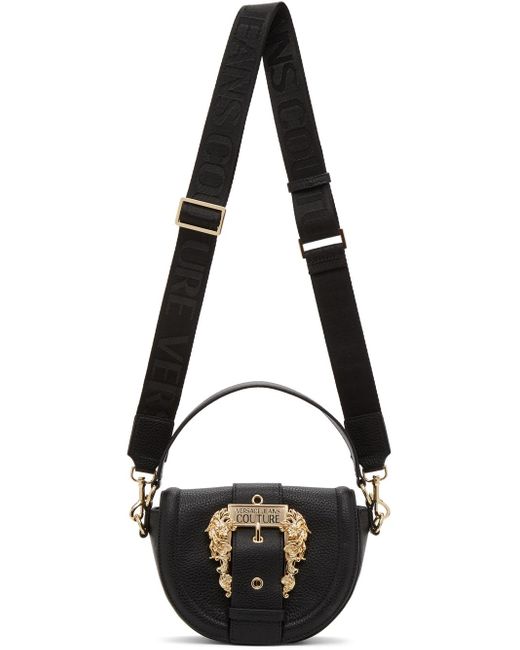 Versace Jeans Black Mini Couture 1 Crossbody Bag