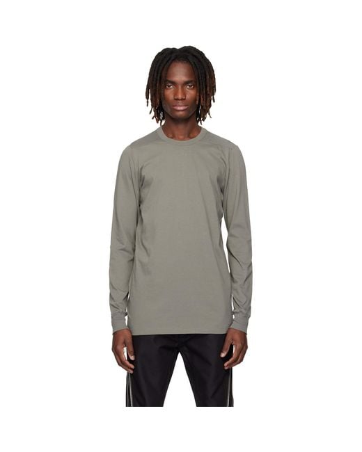Rick Owens Black Temple Level Ls T-shirt for men