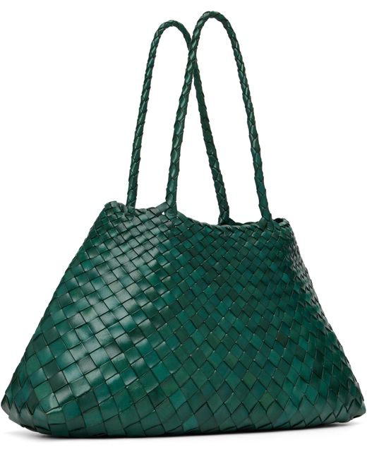Dragon Diffusion Green Santa Croce Big Tote