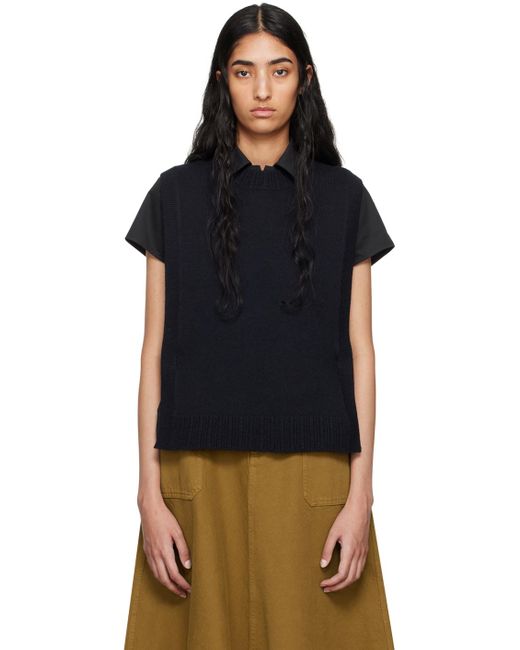 A.P.C. Black Margot Vest