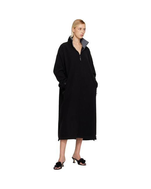 Sandy Liang Black Sloane Maxi Dress