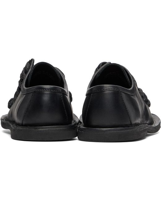 CAMPERLAB Black Eki Lace-Up Derbys for men