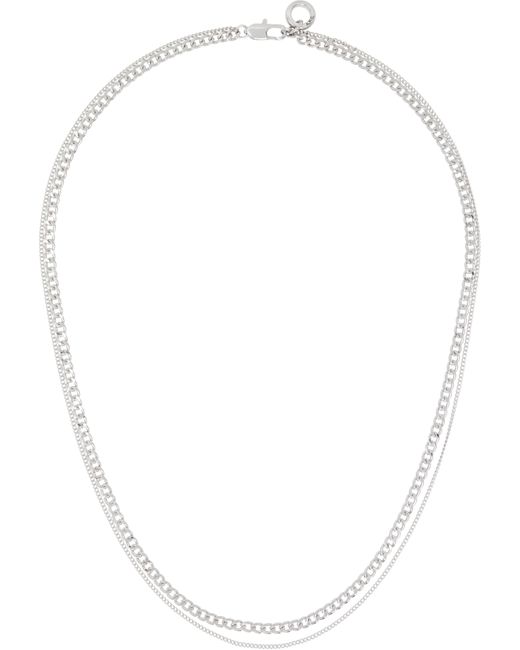 Collier Argenté A.P.C. pour homme en coloris White