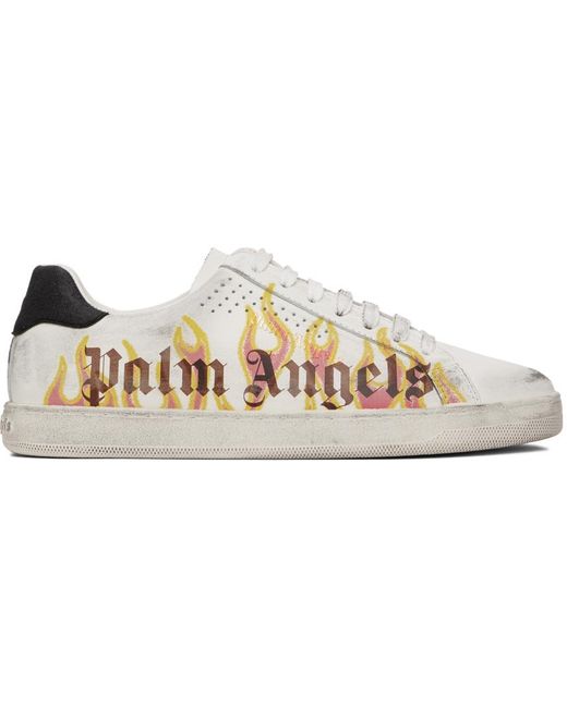 Palm Angels Black Palm One Spraypaint Sneakers for men