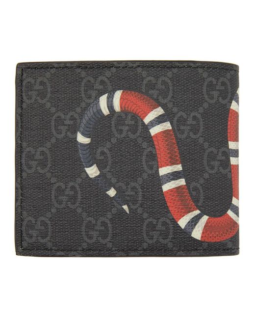 black gucci wallet snake