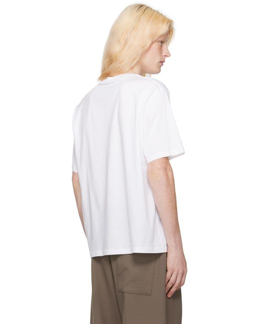 Studio Nicholson White Bric T-shirt for men