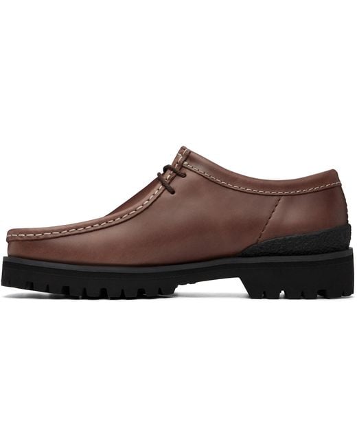 Clarks Brown Wallabee Yukoner Derbys for men