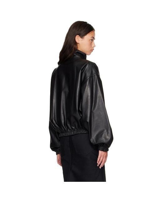 Balenciaga Black Tracksuit Reversible Lambskin Jacket