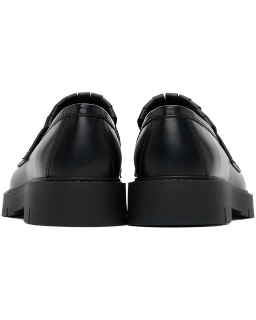 Bottega Veneta Black Haddock Loafers for men