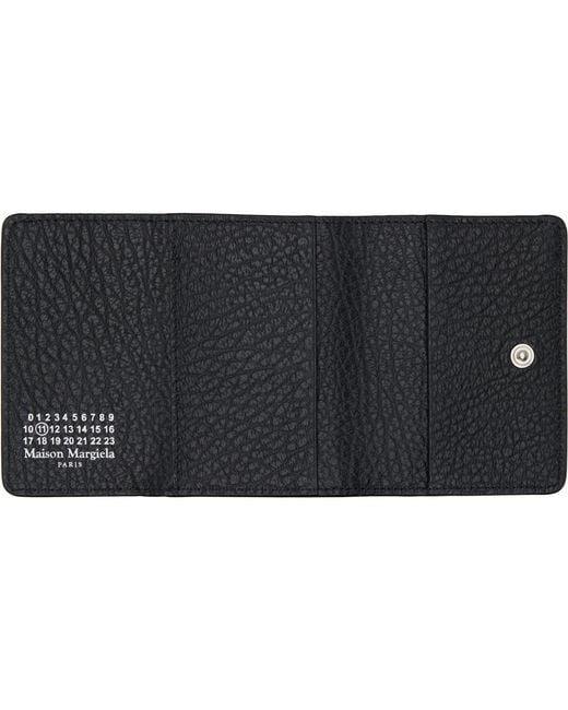 Maison Margiela Black Four Stitches Pocket Wallet for men