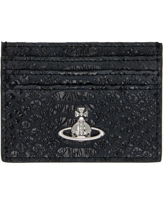 Vivienne Westwood Black Flat Card Holder