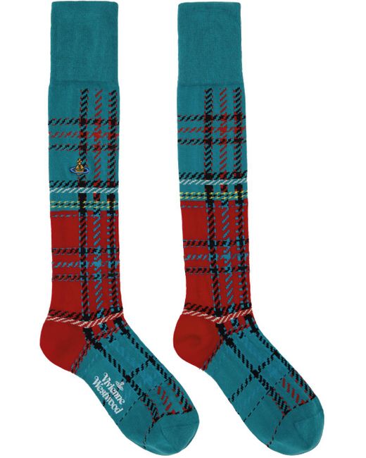 Vivienne Westwood Blue Macandy Socks for Men | Lyst Australia