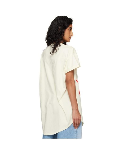Vivienne Westwood Red Off- Swirl Longline T-Shirt
