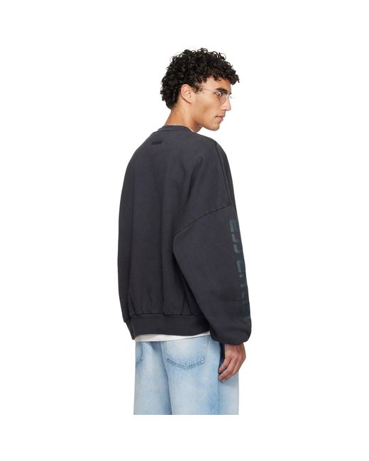 Fear Of God Black Holiday 'Los Angeles' Heavy Fleece Cropped Sweatshirt for men