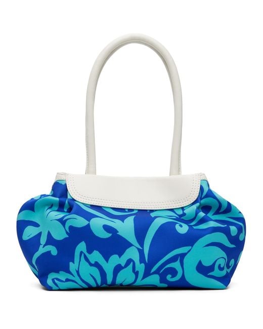 Dries Van Noten Blue Off- Scuba Small Bag