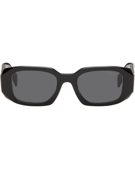 Prada Gray 'Prada Symbole' Sunglasses for men