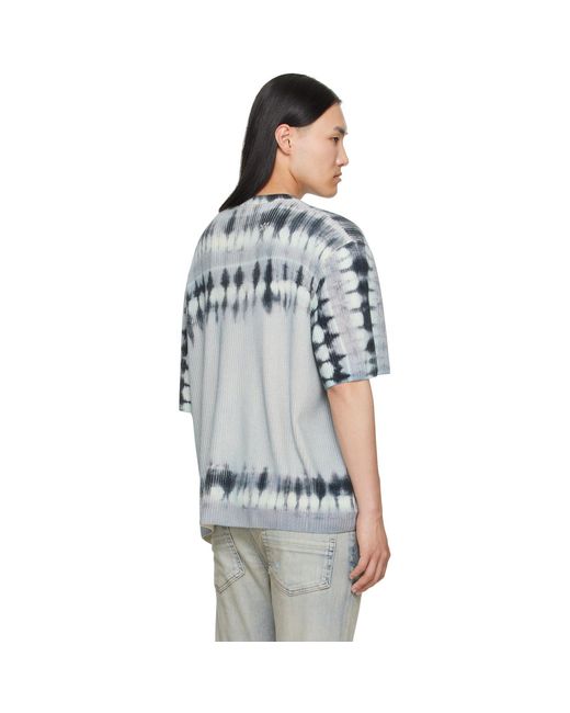 Amiri Blue Ma Tie Dye T-Shirt for men