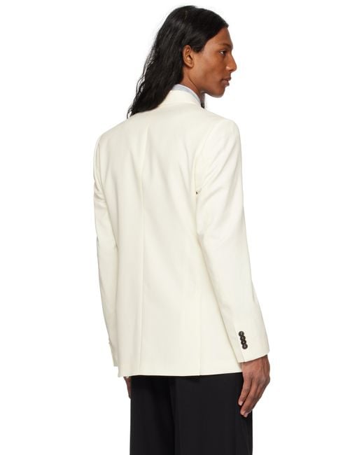 Tiger Of Sweden Natural Off- Joachim Double-Breasted Blazer for men