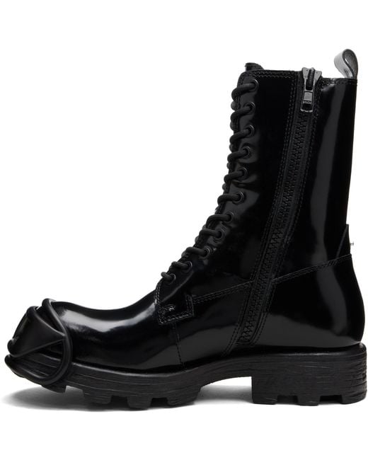 DIESEL Black D-Hammer Bt D Boots for men