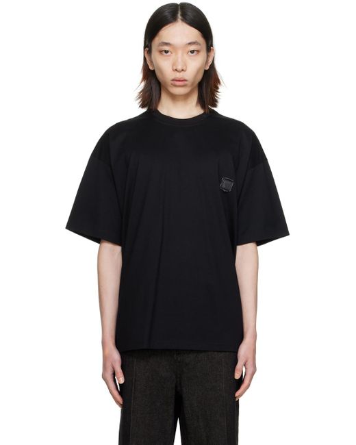 T-shirt noir à image Wooyoungmi pour homme en coloris Black