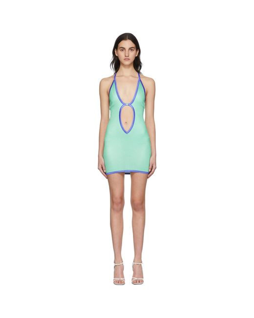 POSTER GIRL Black Ssense Exclusive Regina Playsuit Dress