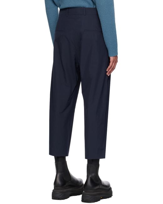 Craig Green Blue Craig Vented Cuff Trousers for men