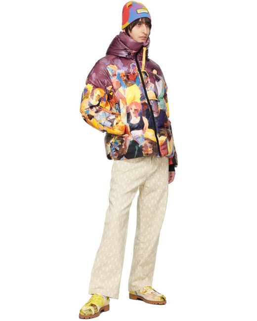 Blouson crofton mauve rembourré en duvet édition canada goosenba Kidsuper pour homme en coloris Multicolor