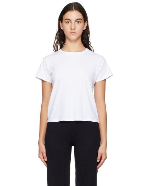 Leset White 'the Margo' T-shirt | Lyst