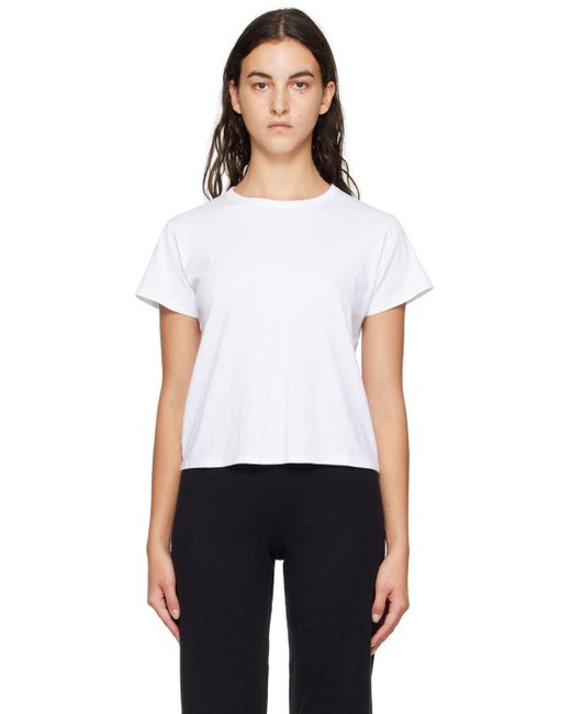 Leset White 'the Margo' Tshirt Lyst