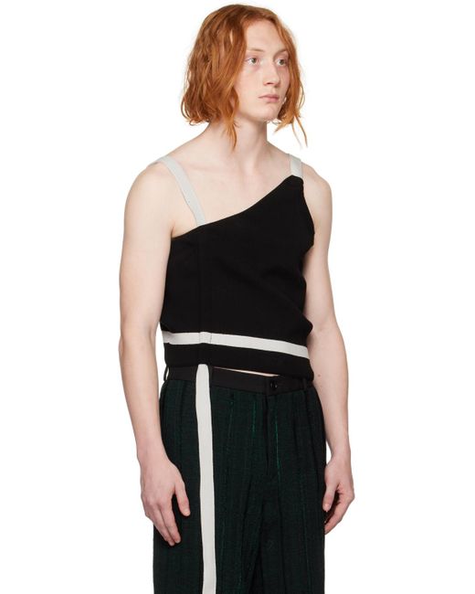 メンズ Steven Passaro Ssense限定 Khanh Brice Nguyenエディション ブラック＆グレー トップス Black