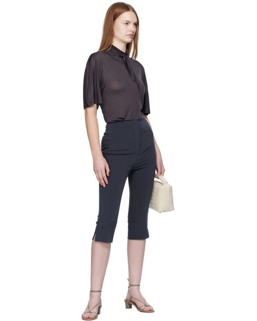 Nanushka Blue Saoirse Capri Shorts