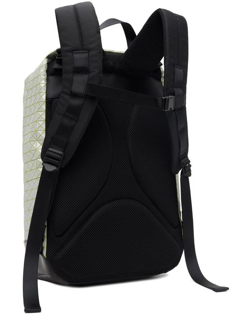 Bao Bao Issey Miyake Green & Gray Liner Reflector Backpack for men