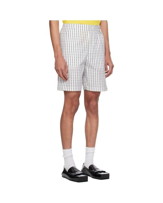 Jacquemus White 'The Caleçon Boxer' Shorts for men