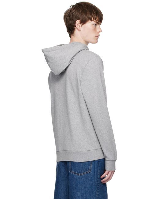 A.P.C. Black Standard Grand 'Vpc' Hoodie for men