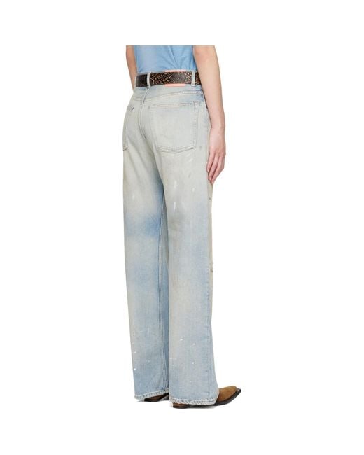 Acne Blue Regular Fit 2021F Jeans