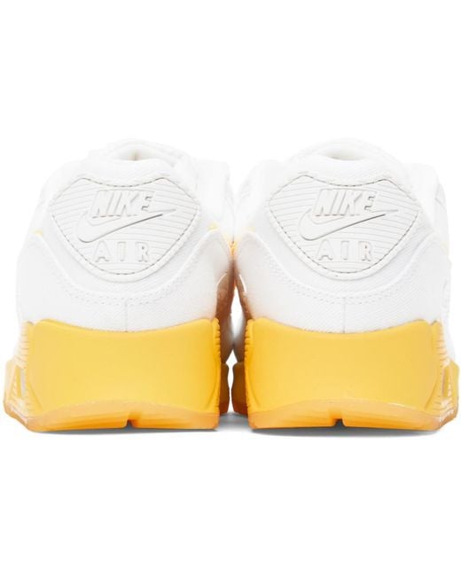 Nike Black White & Yellow Air Max 90 Se Sneakers